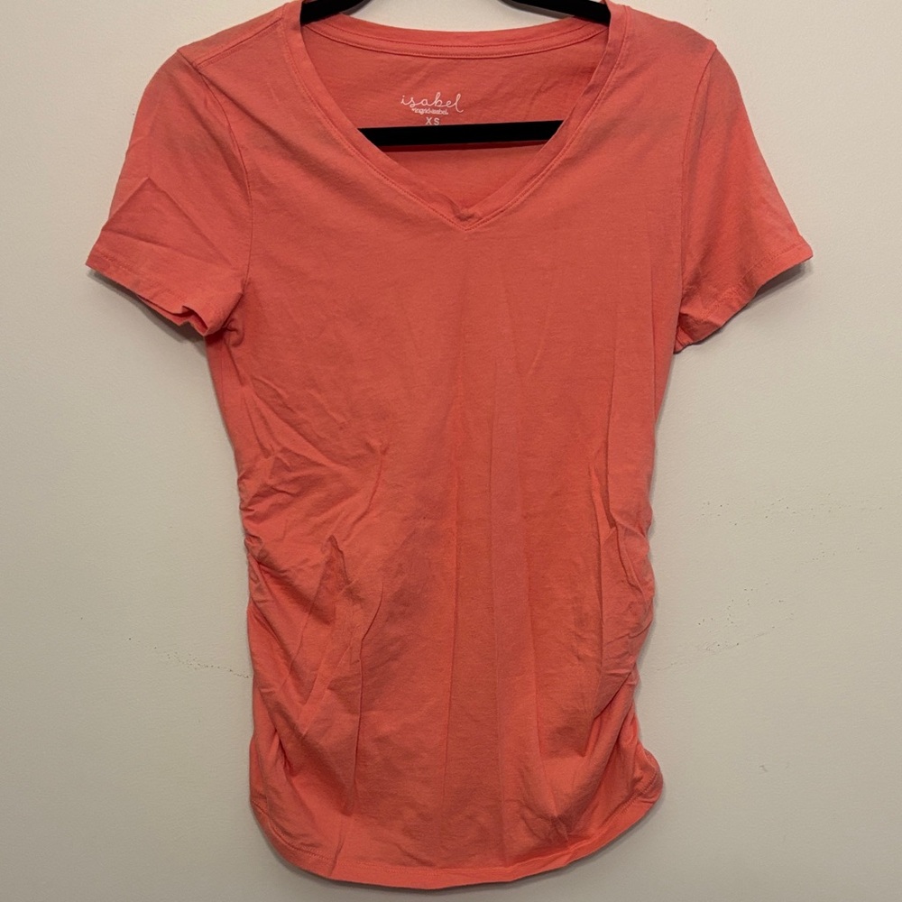 Isabel Maternity by Ingrid & Isabel Coral Short Sleeve Tee